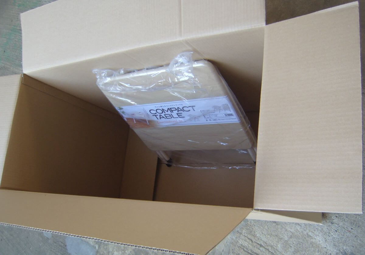 届いた状態